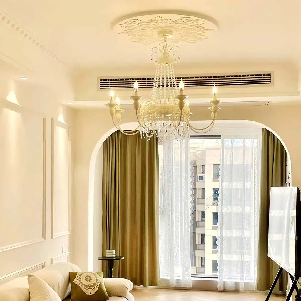 French Candle Crystal Chandelier