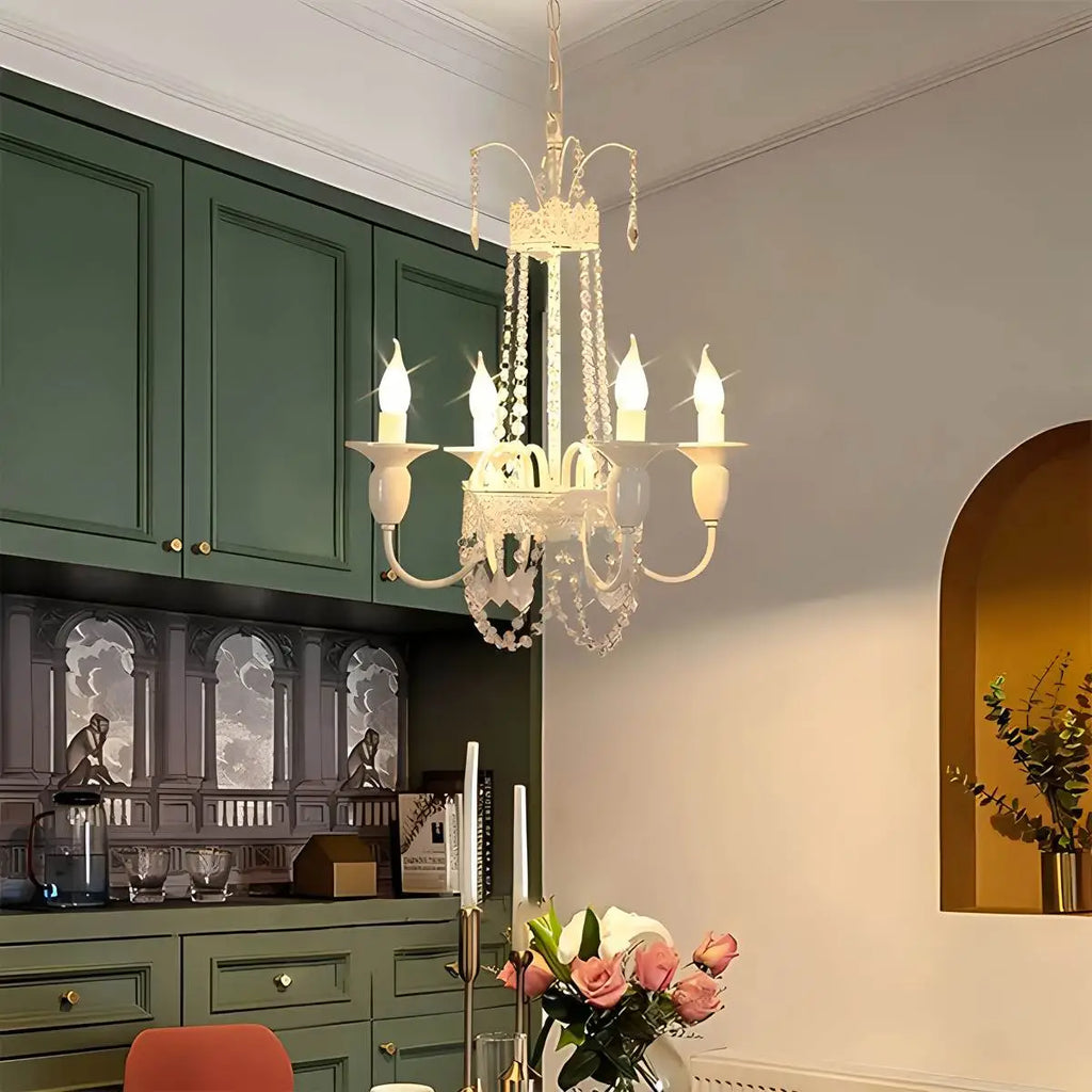 French Candle Crystal Chandelier