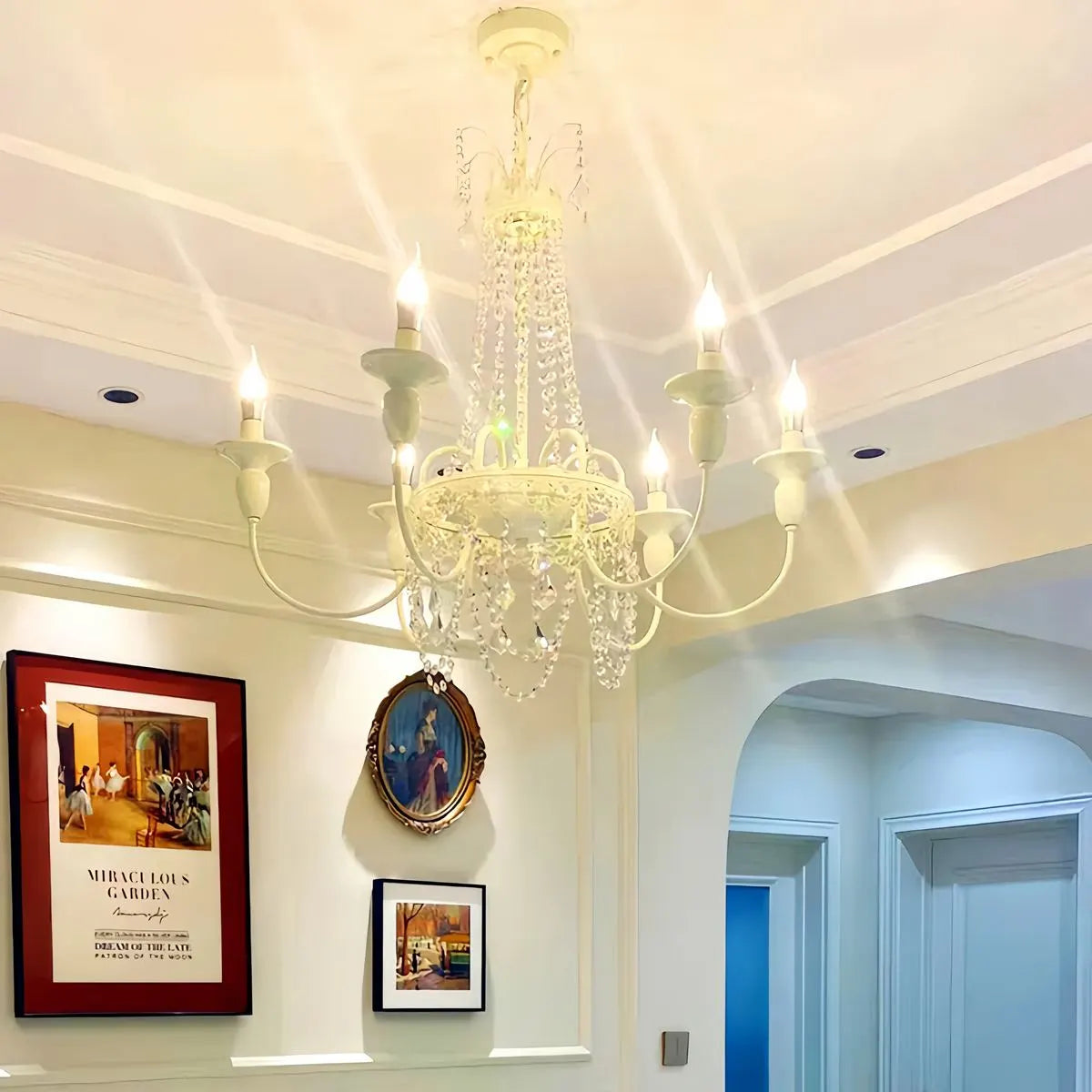 French Candle Crystal Chandelier