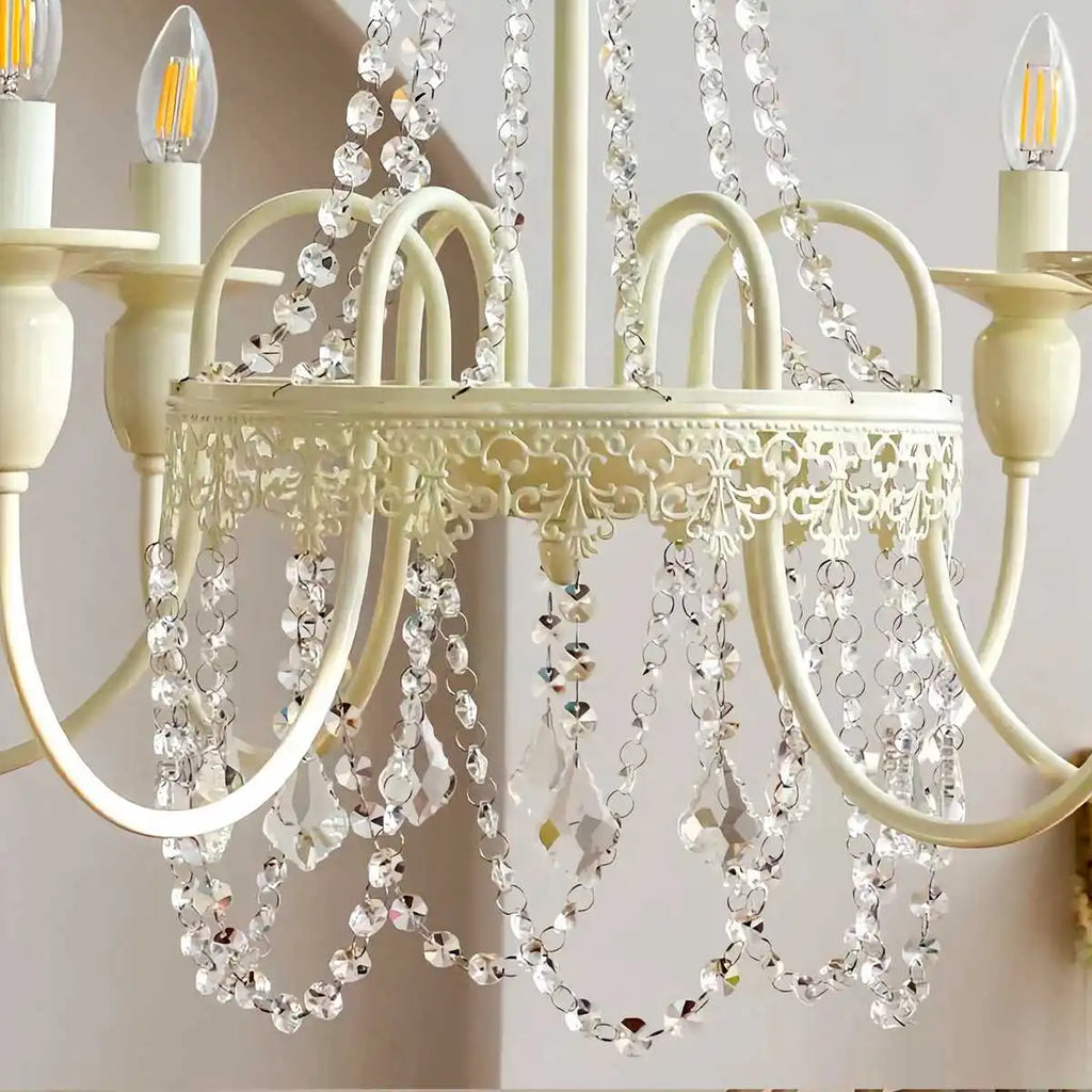 French Candle Crystal Chandelier