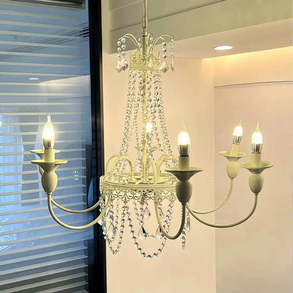 French Candle Crystal Chandelier