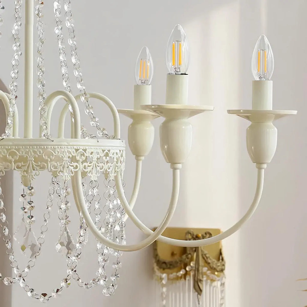 French Candle Crystal Chandelier