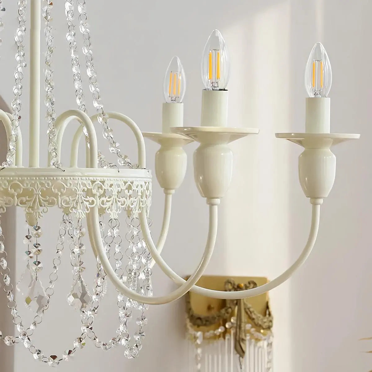 French Candle Crystal Chandelier