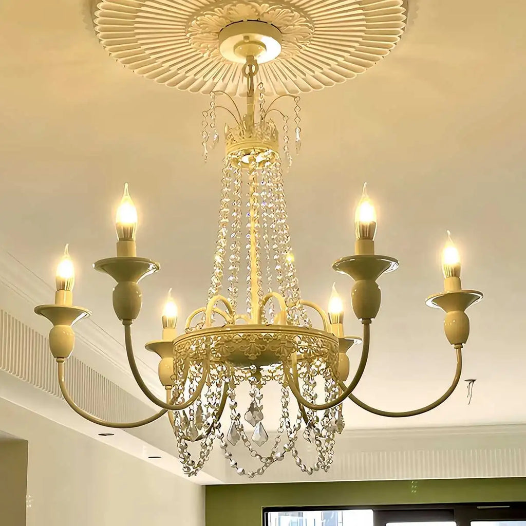 French Candle Crystal Chandelier