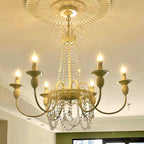 French Candle Crystal Chandelier