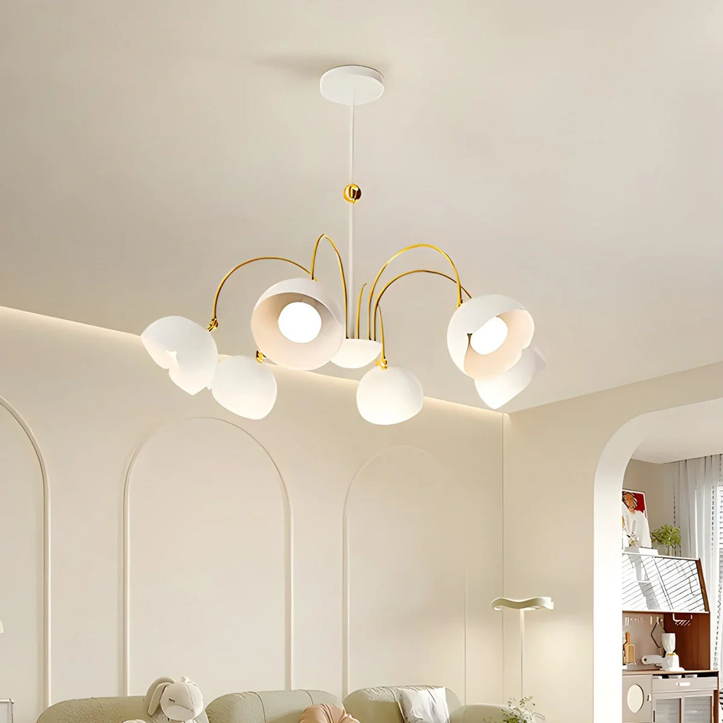 French Flower Shaped Chandelier