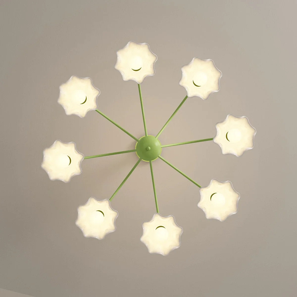 French Pastoral Style Flower Chandelier