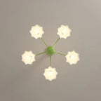 French Pastoral Style Flower Chandelier