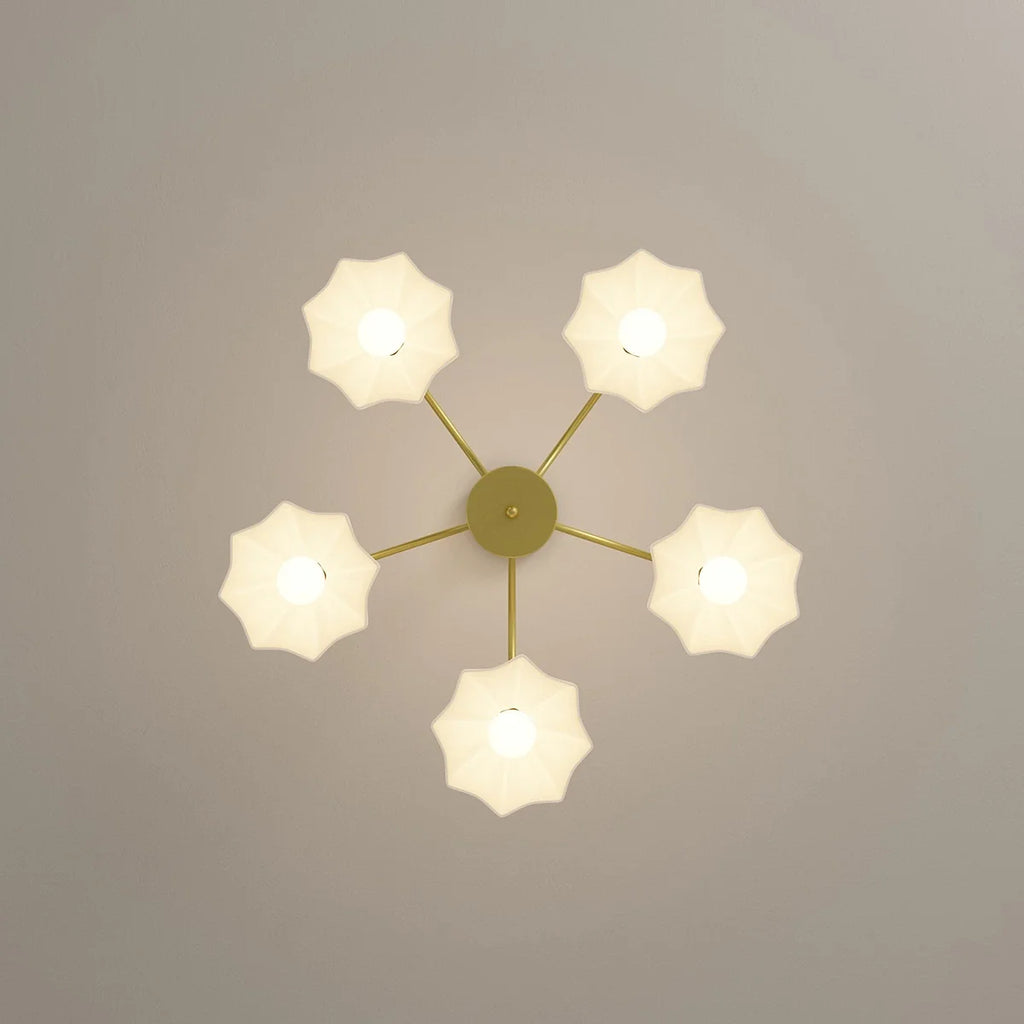 Nordic Modern Light Luxury Flower Chandelier