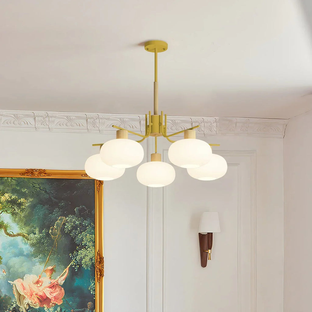 Pastoral American Retro Flower Chandelier