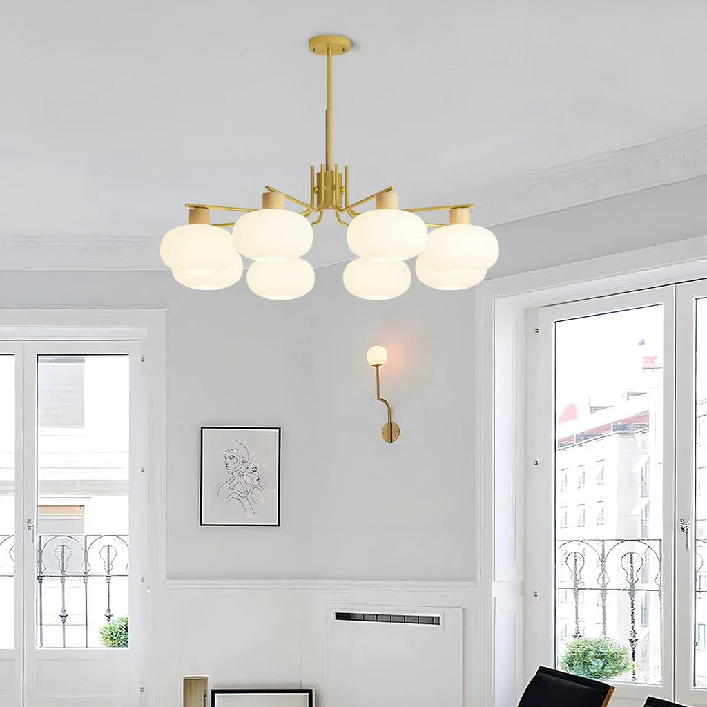 Pastoral American Retro Flower Chandelier