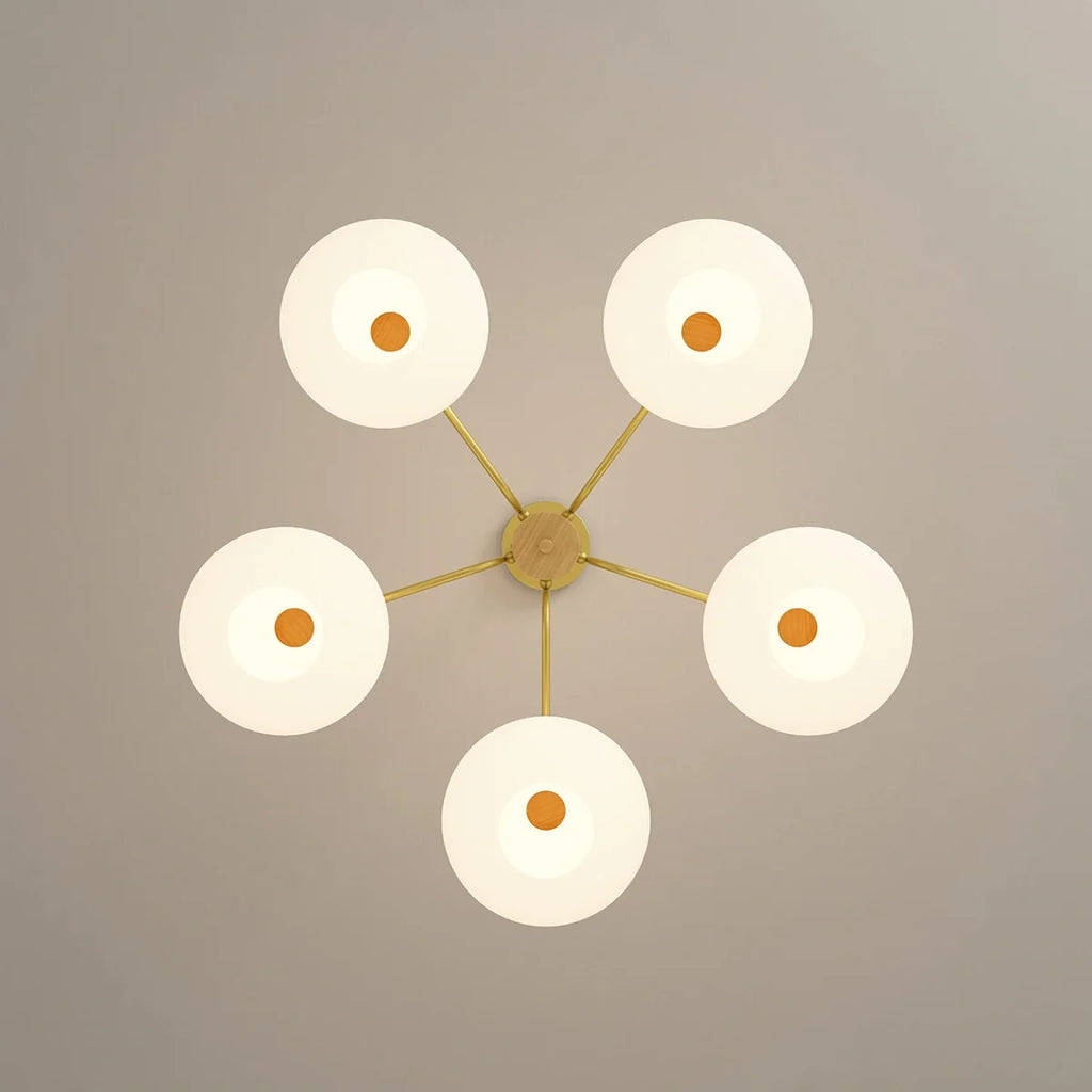 Pastoral American Retro Flower Chandelier