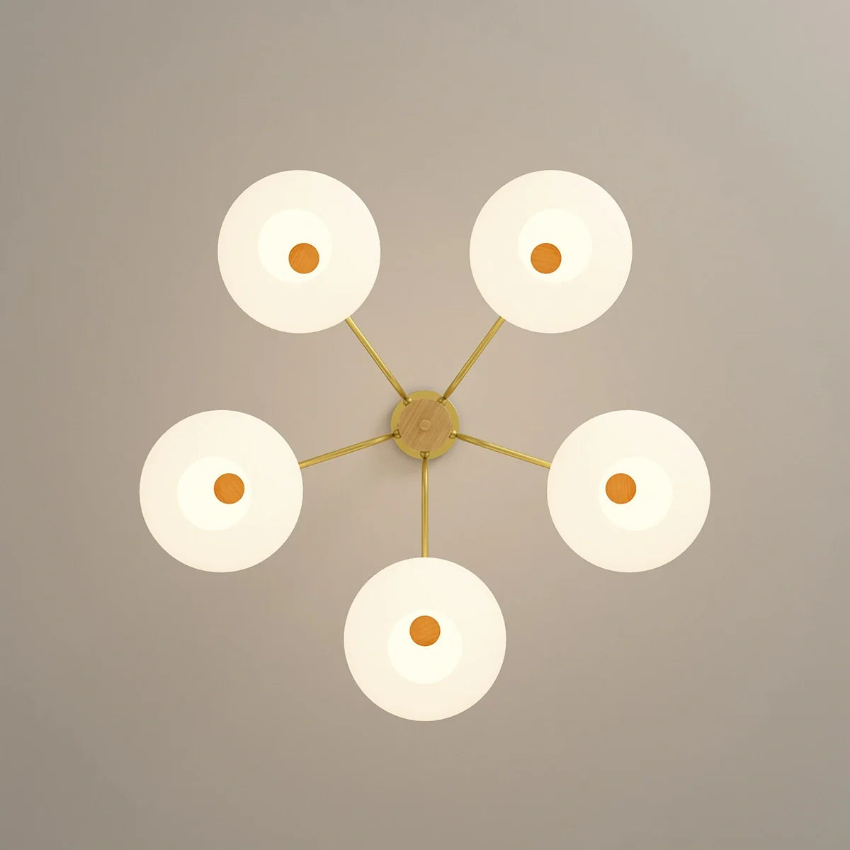 Pastoral American Retro Flower Chandelier