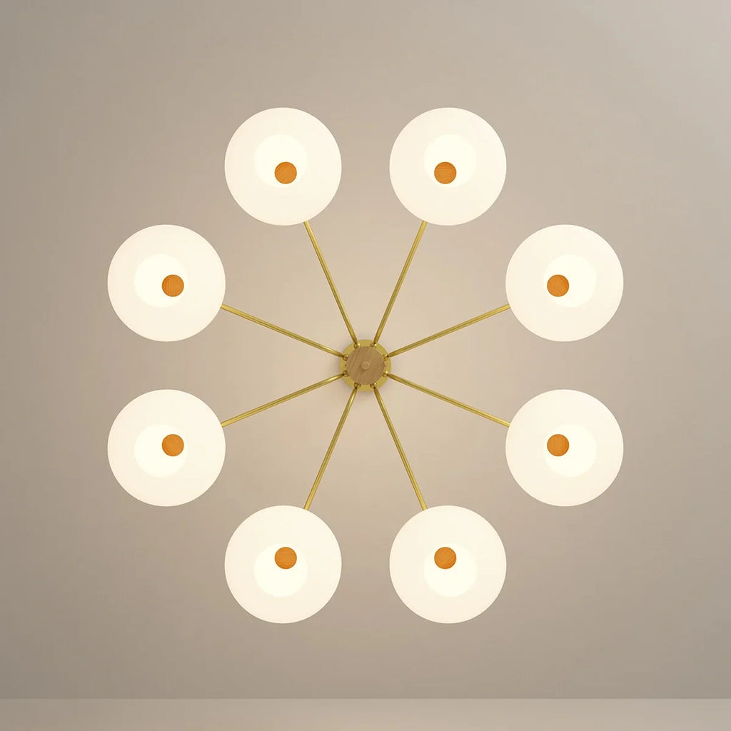 Pastoral American Retro Flower Chandelier