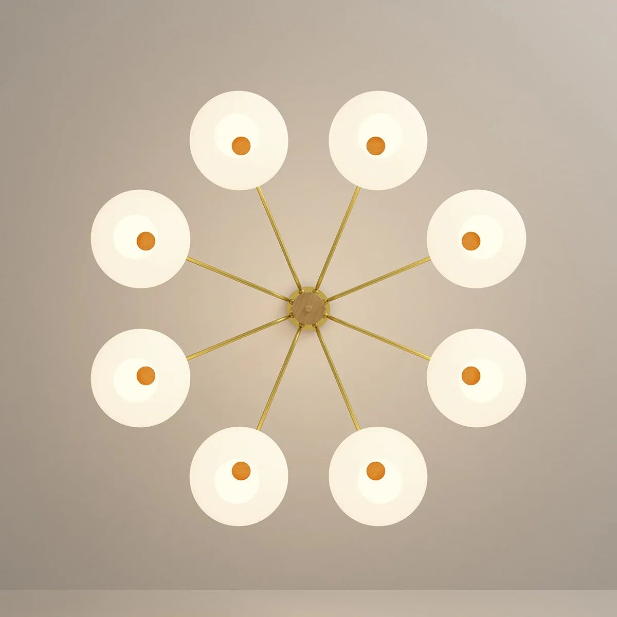 Pastoral American Retro Flower Chandelier