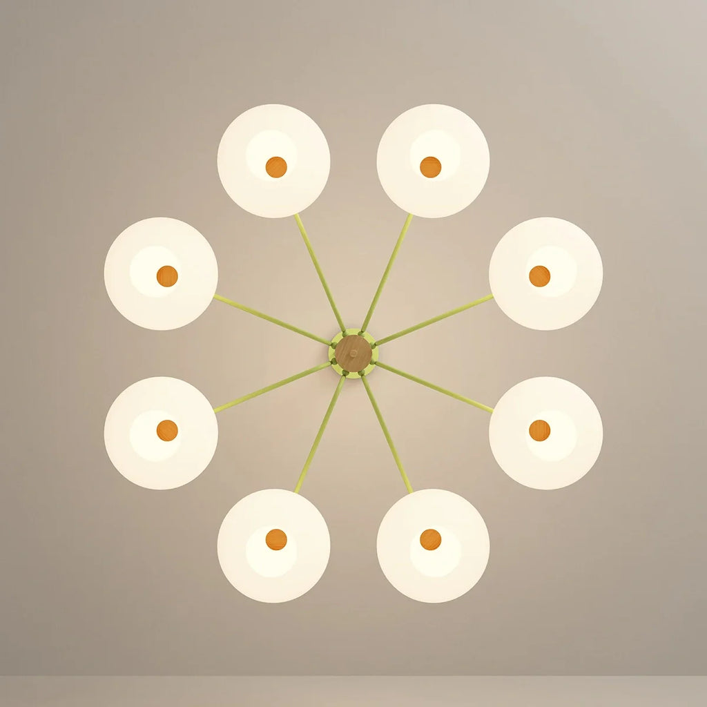 Pastoral American Retro Flower Chandelier