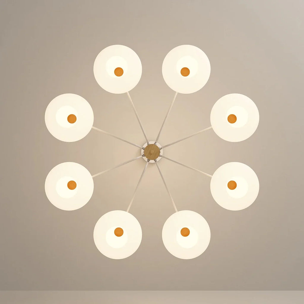 Pastoral American Retro Flower Chandelier
