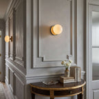 Marshmallow Glass Wall Sconce – Vintage Pink & Pastel Bedroom Light