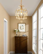 Gilded Crystal Pendant Lamp