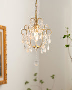 Gilded Crystal Pendant Lamp