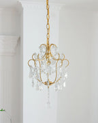 Gilded Crystal Pendant Lamp