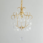 Gilded Crystal Pendant Lamp