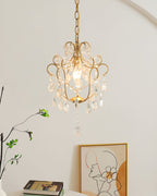 Gilded Crystal Pendant Lamp