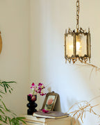 Gorgeous Brass Lantern Pendant Lamp