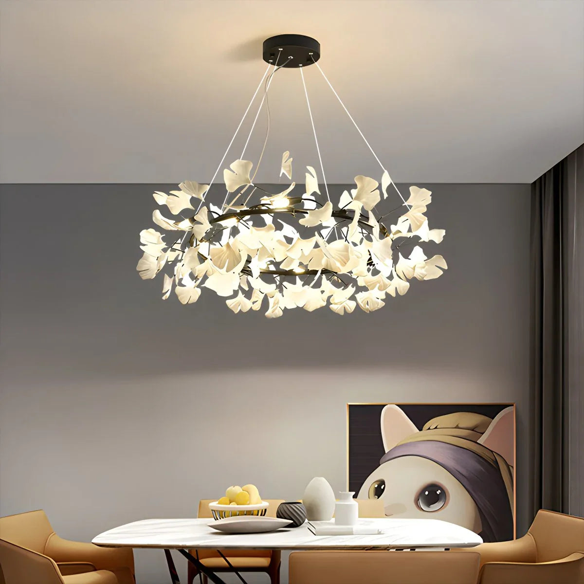 Gingko Chandelier-C Hanging Light Fixtures