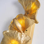 Ginkgo Leaf Plug In Wall Lamp