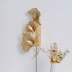 Ginkgo Leaf Plug In Wall Lamp