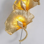 Ginkgo Leaf Plug In Wall Lamp