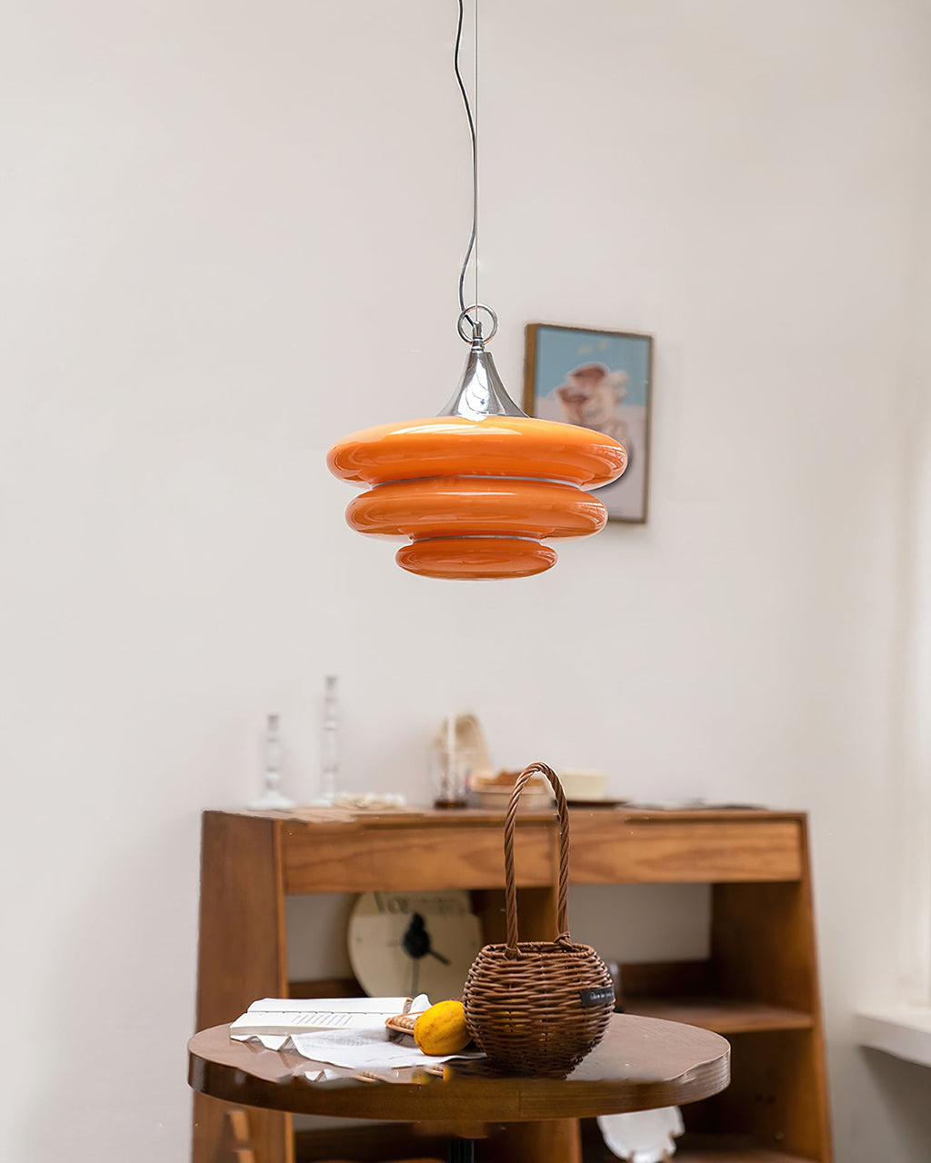 Gispen Orange Pendant Light