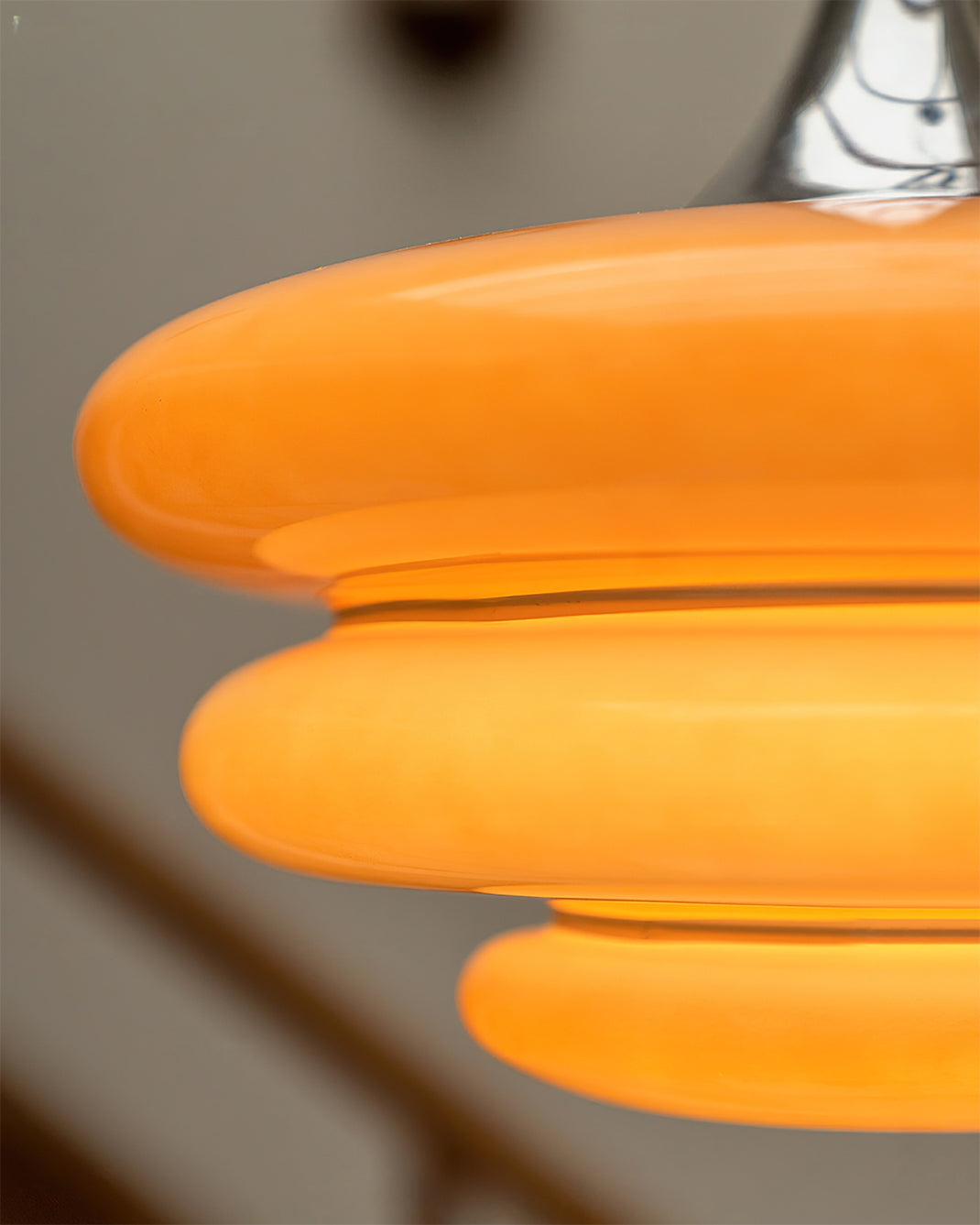Gispen Orange Pendant Light