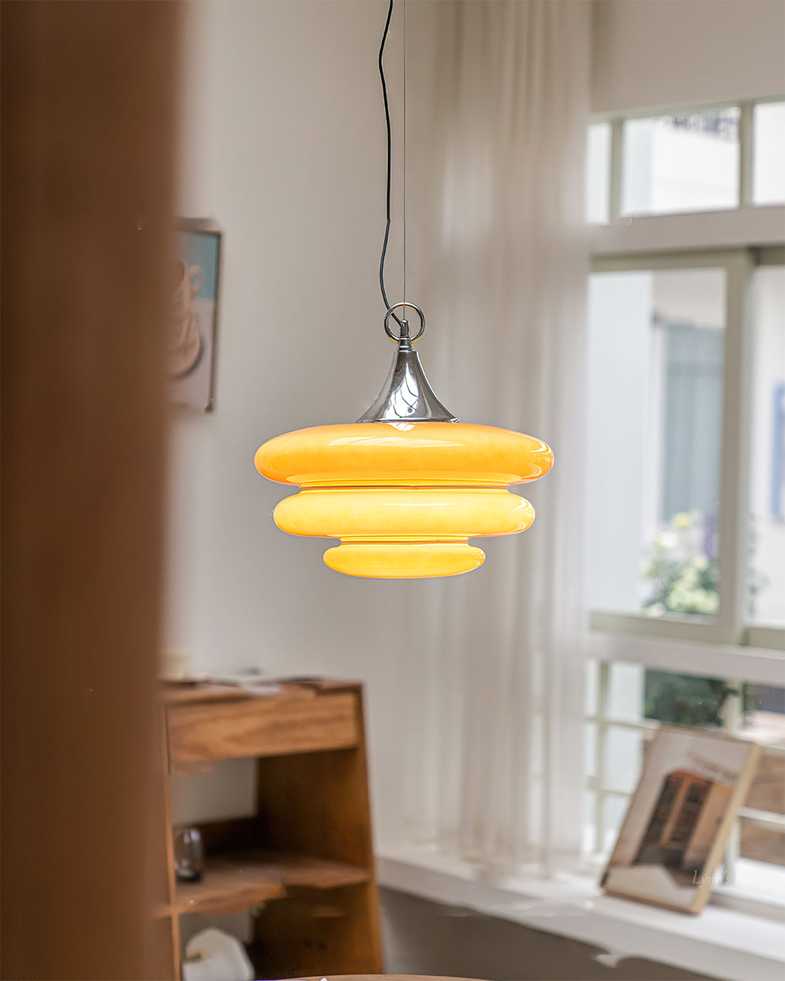Gispen Orange Pendant Light