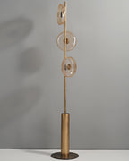 Glacier Crackle Glass Floor Lamp