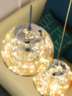 Mirror Glass Ball Pendant Lighting