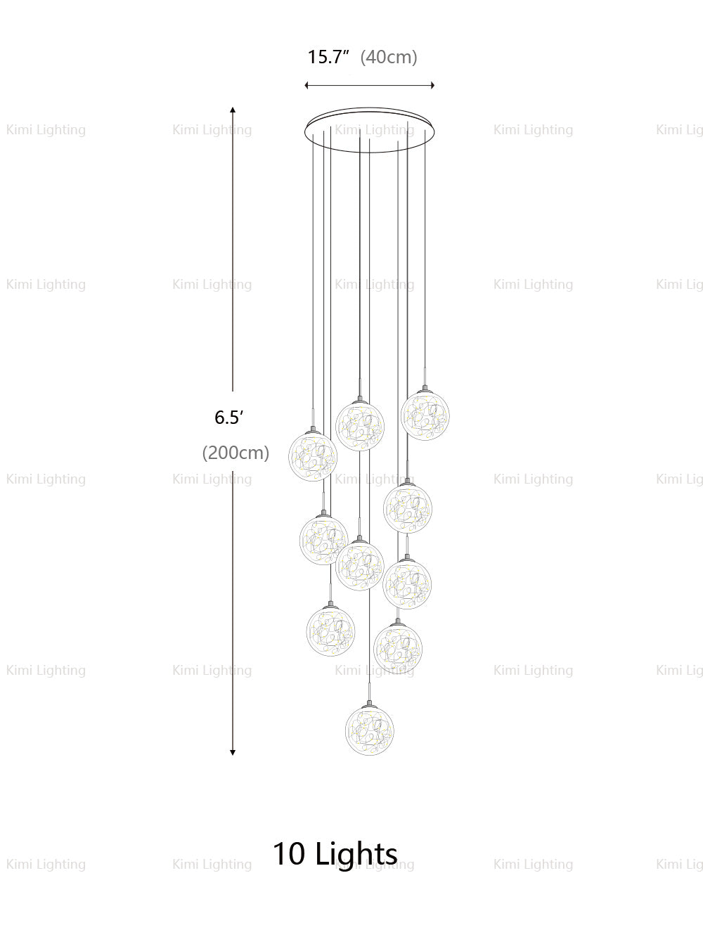 Mirror Glass Ball Pendant Lighting