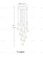 Mirror Glass Ball Pendant Lighting