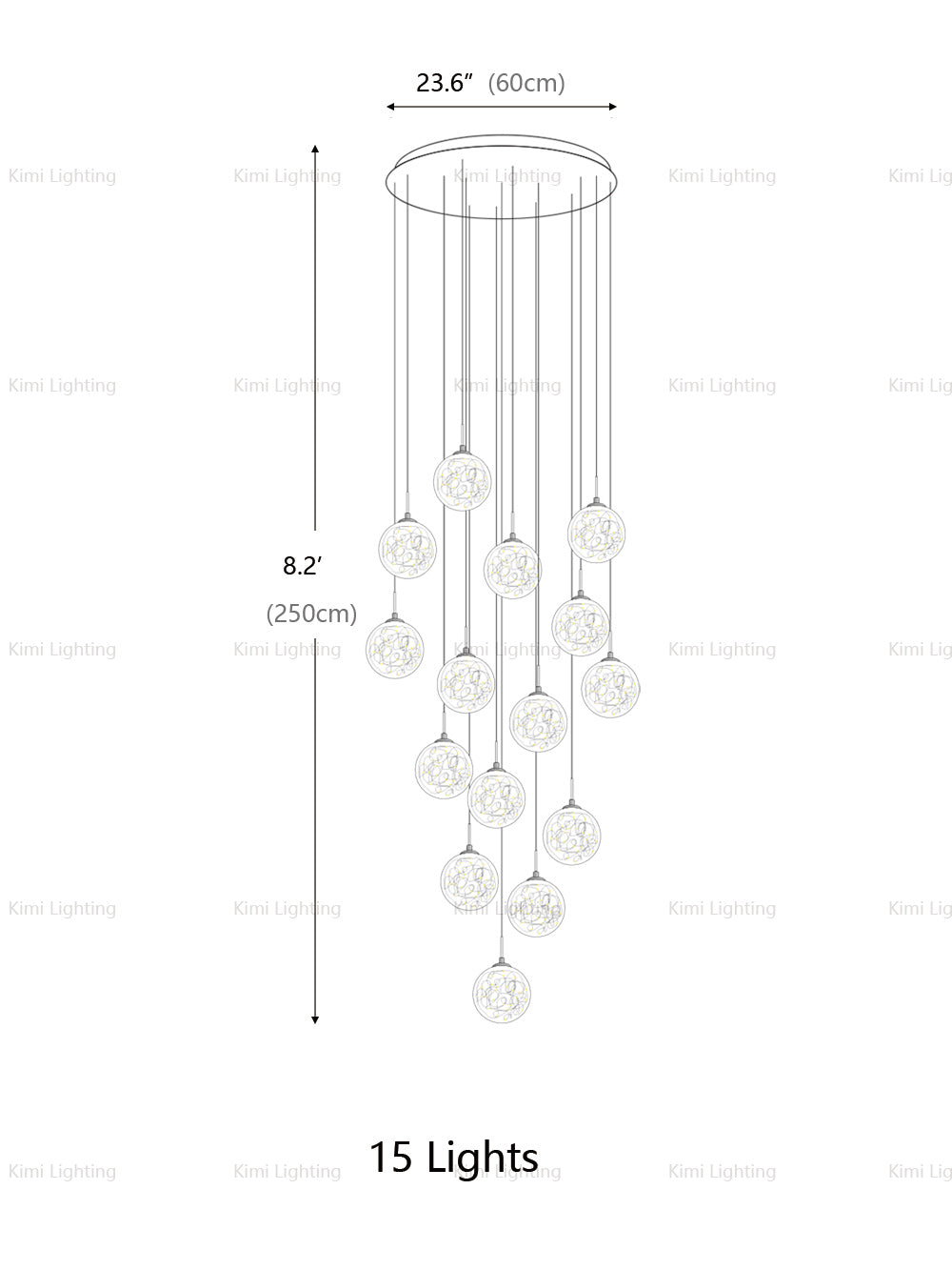 Mirror Glass Ball Pendant Lighting