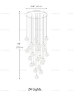 Mirror Glass Ball Pendant Lighting