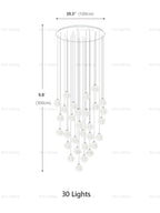 Mirror Glass Ball Pendant Lighting