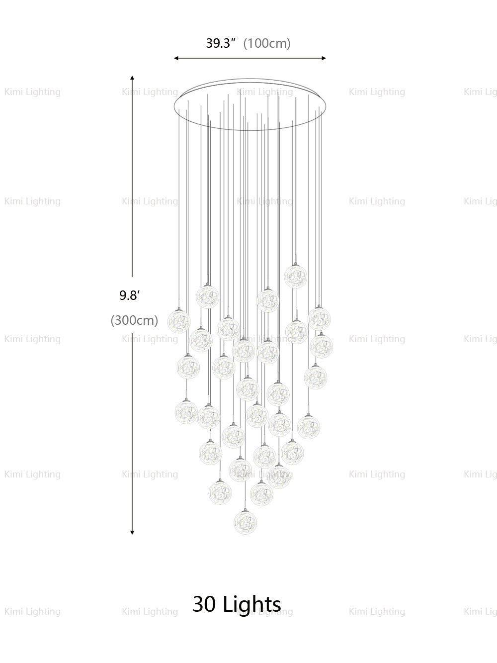 Mirror Glass Ball Pendant Lighting