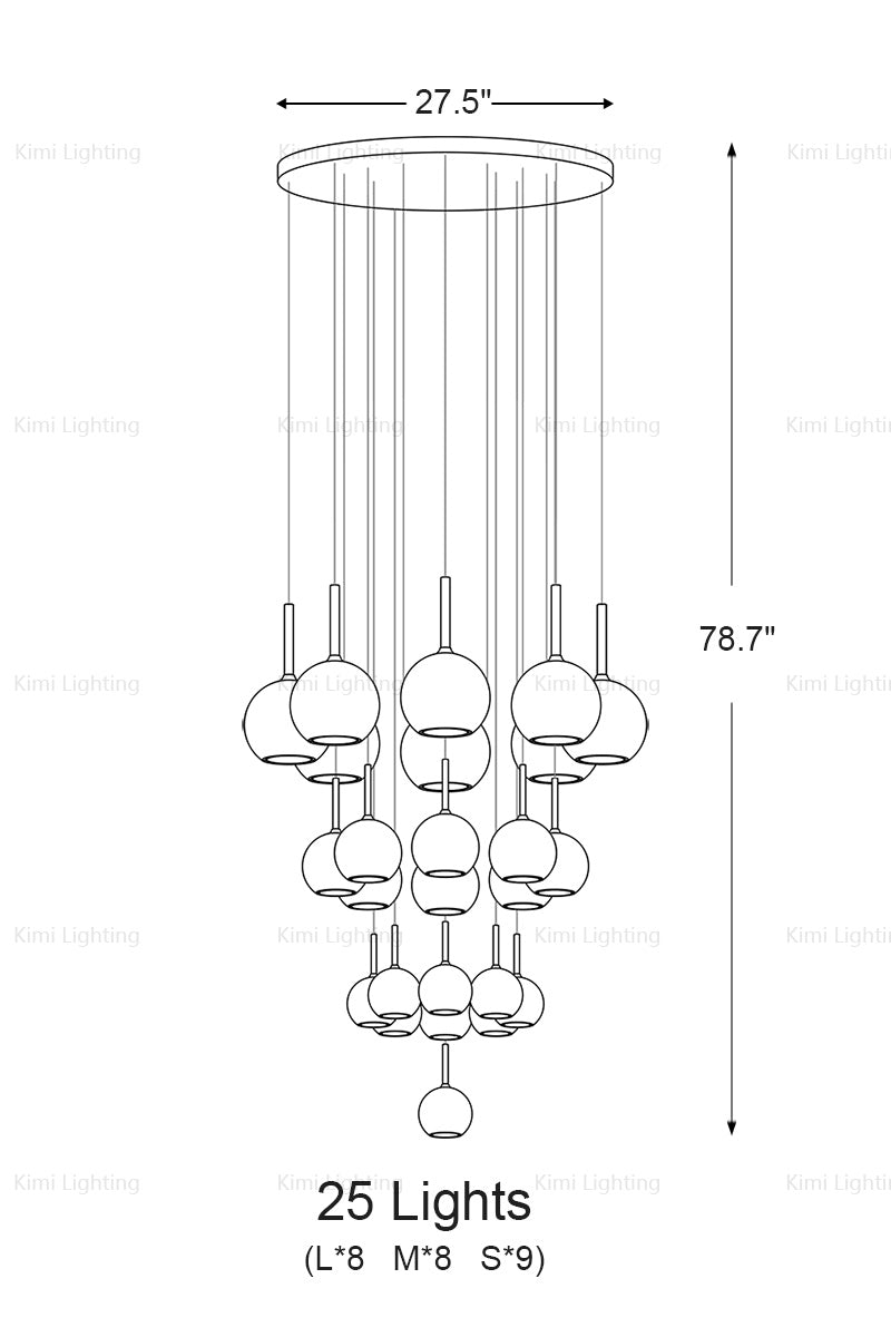 Glass Globe Pendant Light
