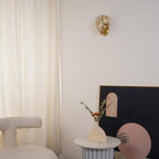 Glass Shell Wall Light