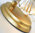 Glass Shell Wall Light
