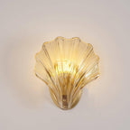 Glass Shell Wall Light