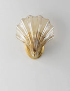 Glass Shell Wall Light