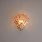 Glass Shell Wall Light