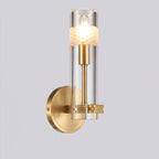 Glass Candlestick Wall Light